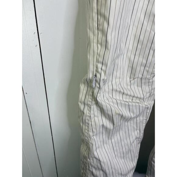 Foursquare Pants Womens Medium Fuji Pinstripe Snowboard Inseam Vents Warm - Picture 5 of 15